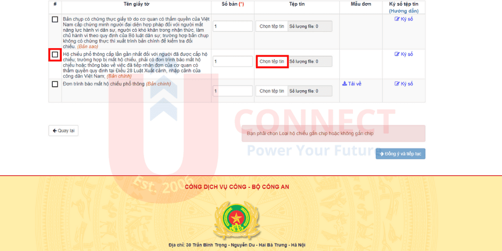 Hướng dẫn làm hộ chiếu gắn chip online